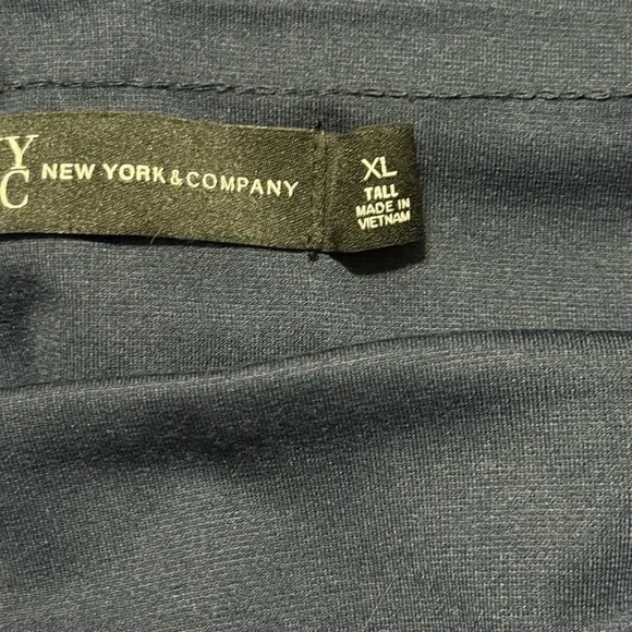 New York & Company Navy Blue Trousers - Picture 5 of 5